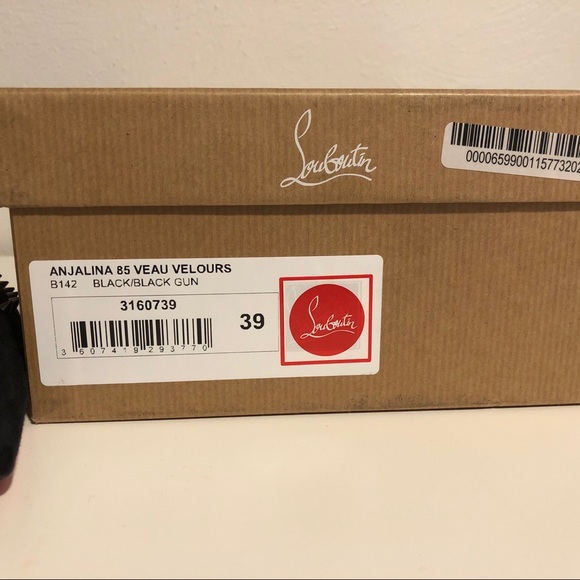 Studded Christian Louboutin suede Anjalina 85 - Picture 2 of 15